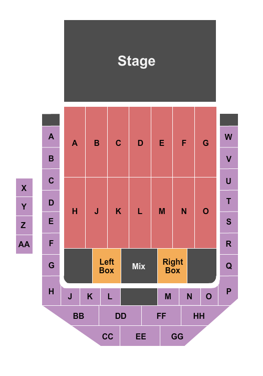 The Vogel at Count Basie Center Seating Chart & Maps Red Bank