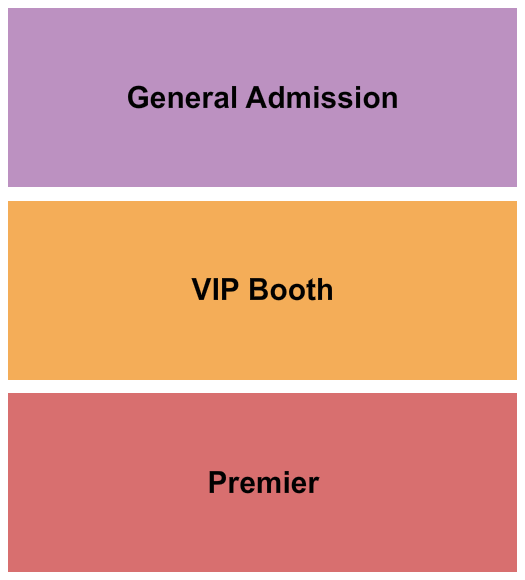 The Wagsters Magic Theatre GA/Premier/VIP Booth Seating Chart