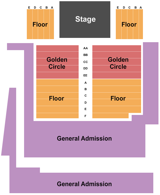 The Warehouse at Fairfield Theatre Company Endstage 3 Seating Chart
