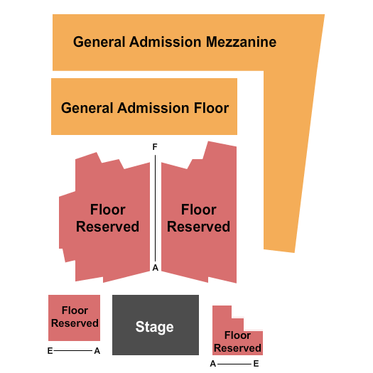 The Warehouse at Fairfield Theatre Company Seating Chart