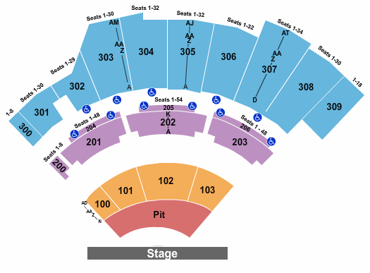 The Wharf Amphitheatre Endstage Small Pit 2 Seating Chart
