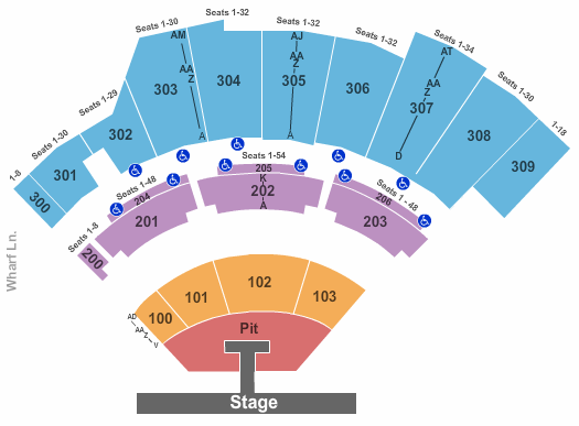 The Wharf Amphitheatre Jason Aldean Seating Chart