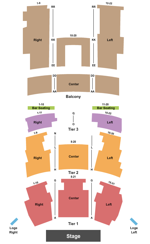 Wilma Theater Missoula Seating Chart