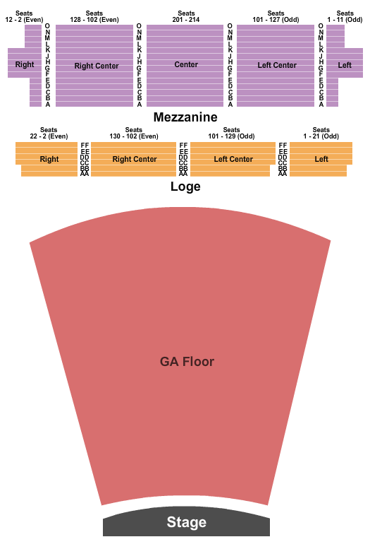 Wiltern Theater Los Angeles Seating Chart