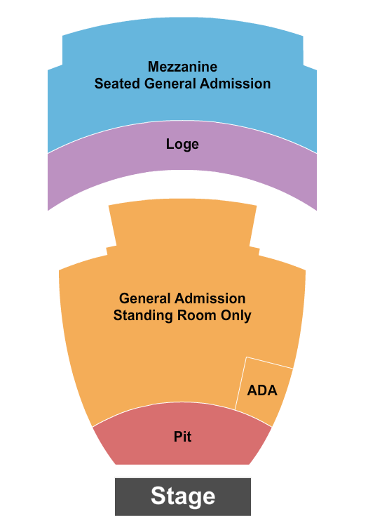 The Wiltern GA Pit/GA Mezz Seating Chart