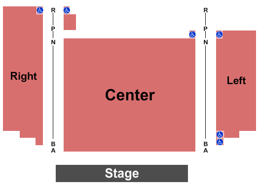 The Wolf Performance Hall Seating Chart
