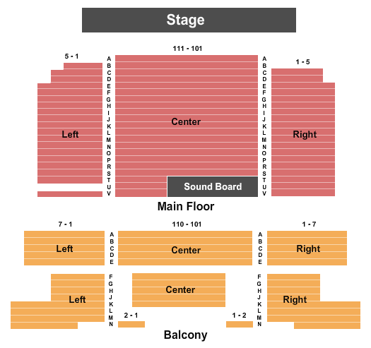 The Woman's Club of Minneapolis Endstage Seating Chart