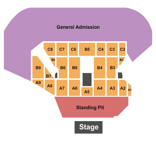 The Woodlands of Dover Motor Speedway Endstage Seating Chart