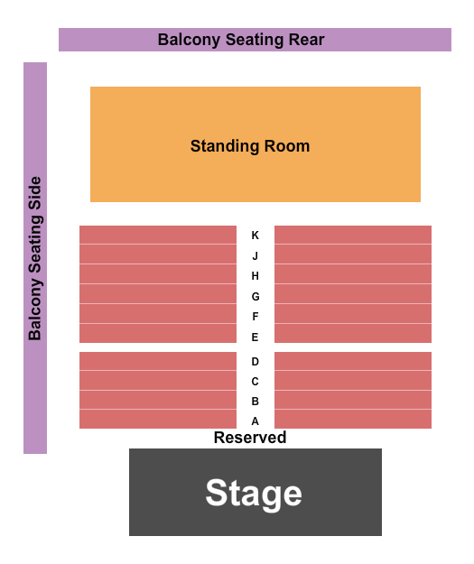 The Woodward Theater - Cincinnati Endstage Seating Chart