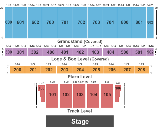 The York Fairgrounds - PA seating chart event tickets center