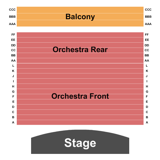 The Youngstown Playhouse Endstage Seating Chart