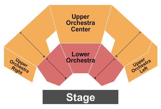 Theatre at the BJCC Seating Chart