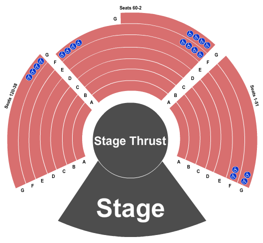 Theatre At The Center Theatre Seating Chart