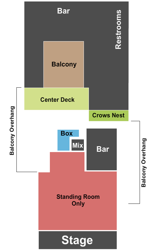 Theatre Of The Living Arts Seating Chart