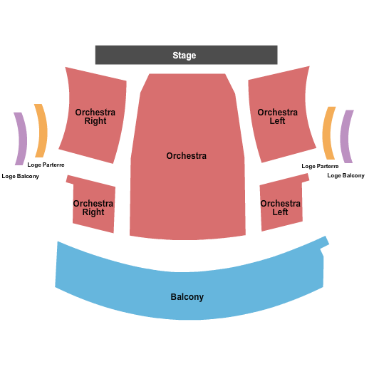 Theatre Hector-Charland End Stage Seating Chart