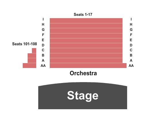 The Theatre At St. Clement's Seating Map