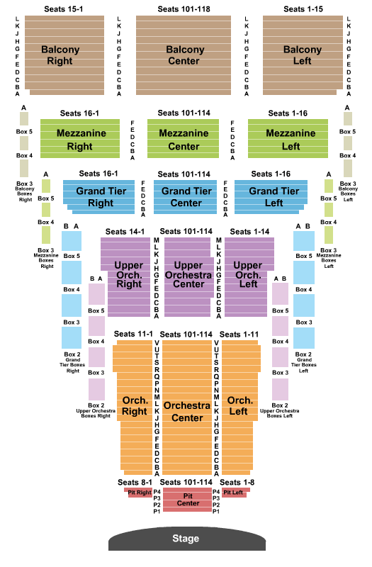 Oklahoma City Philharmonic Thelma Gaylord PAT At Civic Center Music Hall Seating Chart