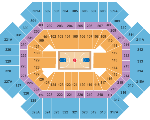 Thompson Boling Arena Seating Chart - Knoxville