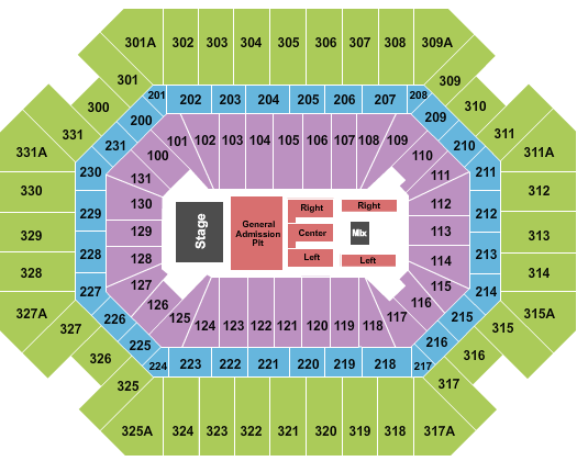 Thompson Boling Arena at Food City Center Brantley Gilbert Seating Chart