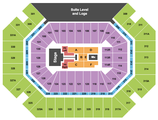 Thompson Boling Arena at Food City Center Chris Tomlin Seating Chart