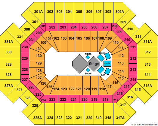 Thompson Boling Arena at Food City Center Cirque Du Soleil Alegria Seating Chart