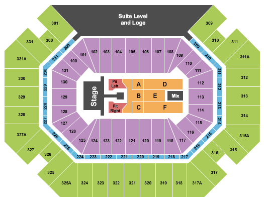 seating chart for Thompson Boling Arena - Kane Brown - eventticketscenter.com