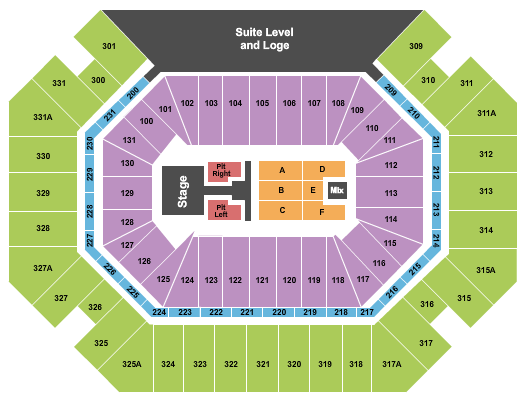 Thompson Boling Arena at Food City Center Luke Bryan 2 Seating Chart
