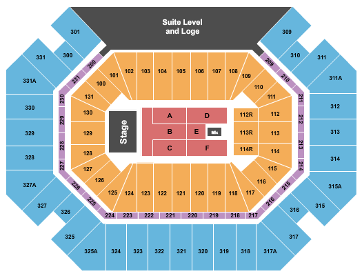 Thompson Boling Arena at Food City Center Lynyrd Skynyrd Seating Chart