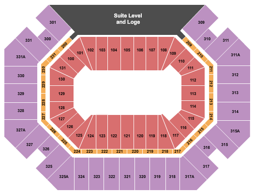 Thompson Boling Arena at Food City Center Open Floor Seating Chart