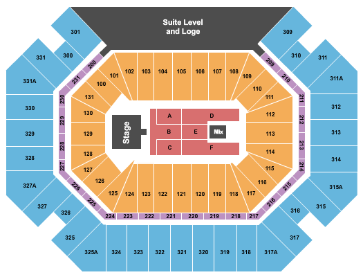 Thompson Boling Arena at Food City Center Wiz Khalifa Seating Chart