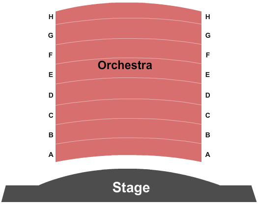 Stage Three at Harris Center for the Arts End Stage Seating Chart