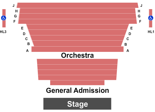 Thunder Bay Community Auditorium Endstage 2 Seating Chart