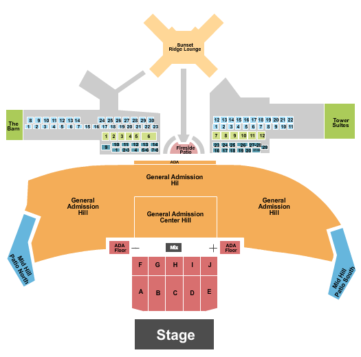 Thunder Ridge Nature Arena Endstage 3 Seating Chart