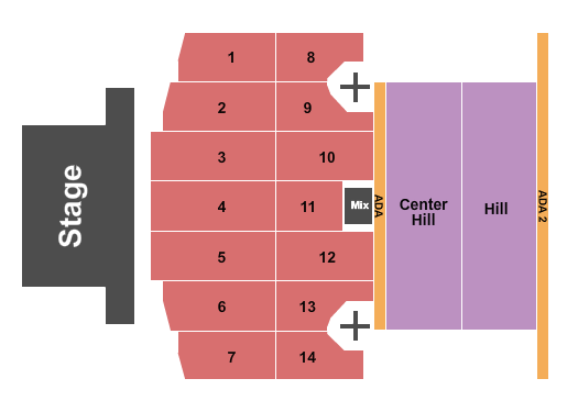 Thunder Ridge Nature Arena Seating Chart
