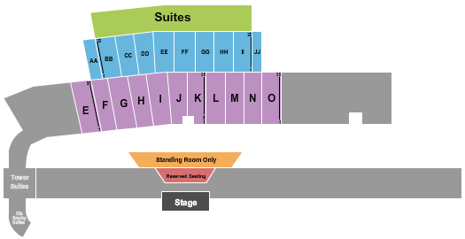 Thunder Valley Amphitheatre Seating Chart - Bristol