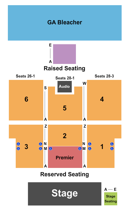 Thunder Valley Casino - Amphitheatre Ampitheatre 2 Seating Chart