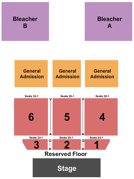 Thunder Valley Casino - Amphitheatre Endstage Seating Chart