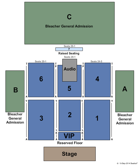 Thunder Valley Casino - Amphitheatre Sublime Seating Chart