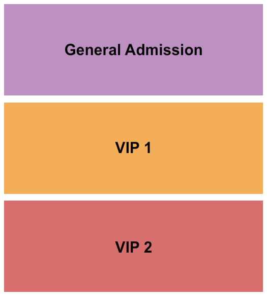 Thunderbird Cafe GA/VIP Seating Chart