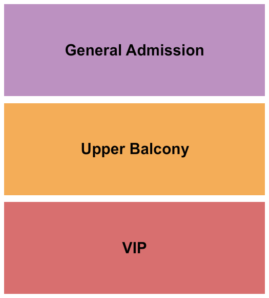 Thunderbird Cafe VIP/UB/General Seating Chart