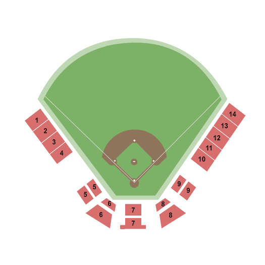 TicketSmarter Stadium At Future Legends Complex Baseball Seating Chart