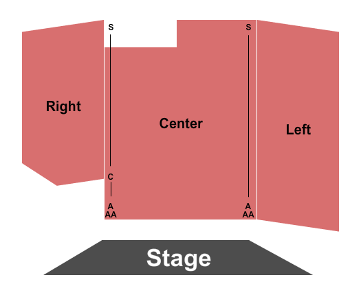 Tidemark Theatre Endstage Seating Chart