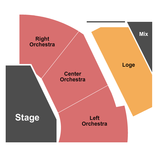Concert Hall At Tilles Center for the Performing Arts Endstage 3 Seating Chart