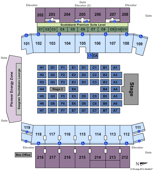 Tim Hortons Field Keith Urban Seating Chart