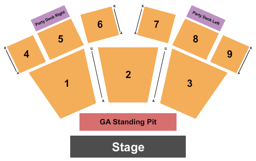 Timber Rock Amphitheater Endstage GA Seating Chart