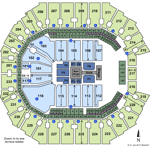 Spectrum Center Dancing with the Stars Seating Chart