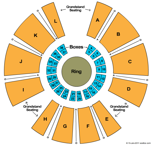 Coastal Credit Union Music Park at Walnut Creek Universoul Circus Seating Chart