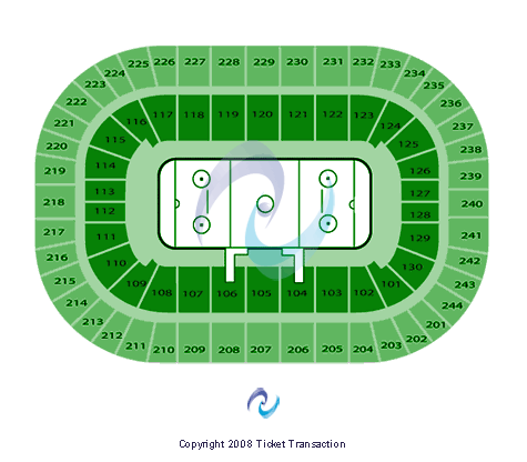 MVP Arena Hockey Seating Chart