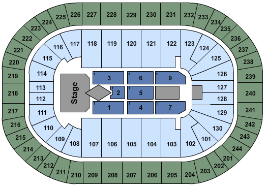 MVP Arena Ariana Grande Seating Chart