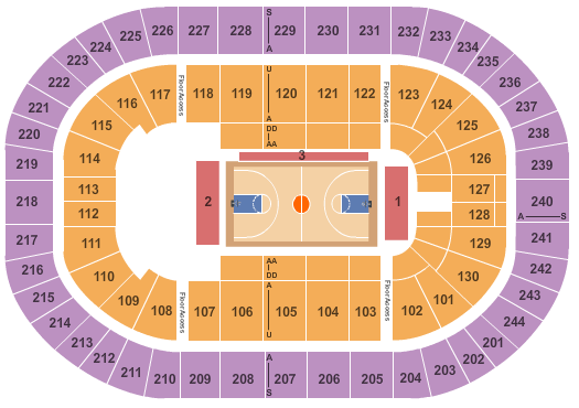 Times Union Center Seating Chart - Albany